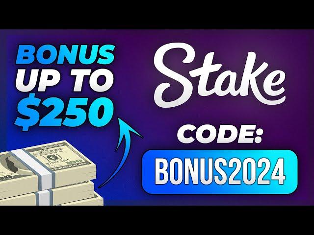 Stake Promo Code | Up to $250 / $21 Stake Promo Code | BONUS2024