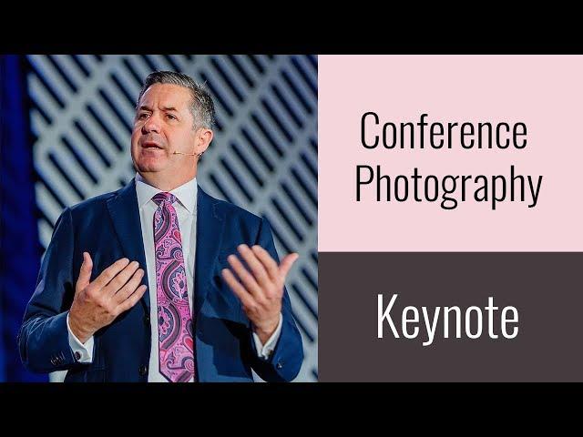 How to photograph a conference: KEYNOTE Session