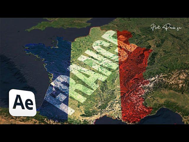 Create AWESOME VOX Style Map // Google Earth Studio & After Effects 2022