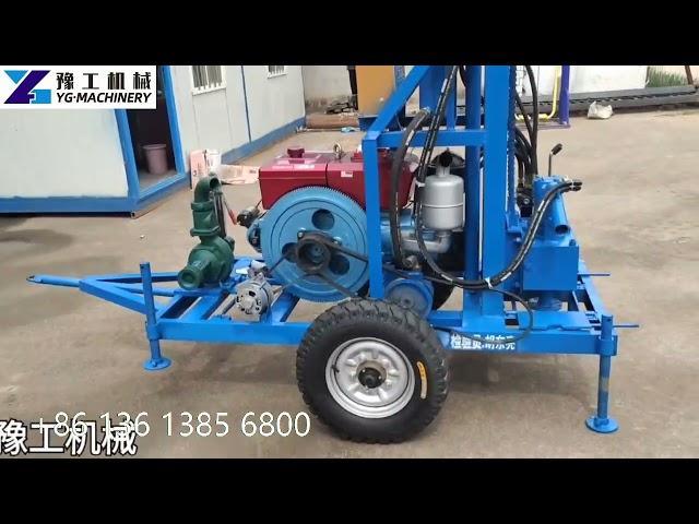 Hot-sale Small Water Well Drilling Rig for Sale | Portable Mobile Water Well Drilling Rig Price