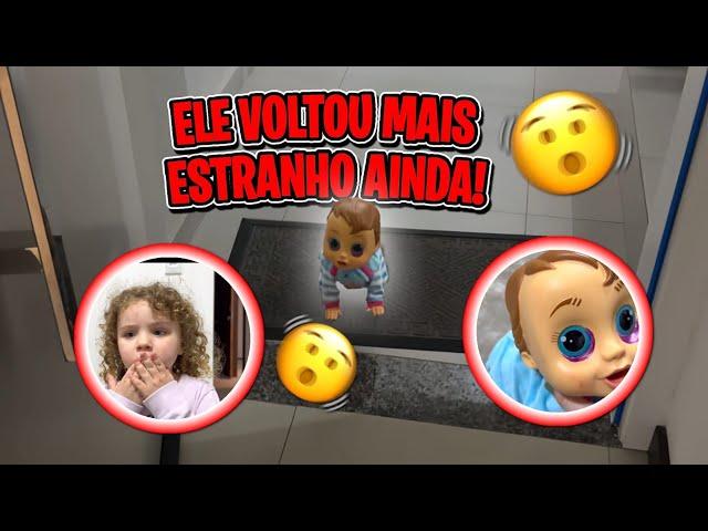 O BEBÊ DO MAU APARECEU na NOSSA PORTA