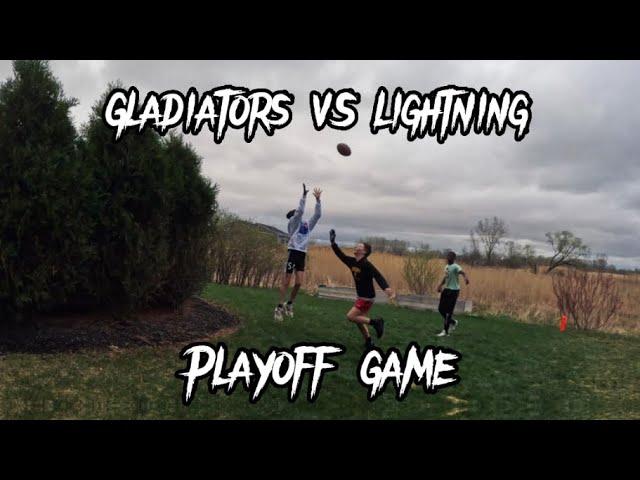 Gladiators VS Lightning HEATED Battle for the Super Bowl! (Playoffs)