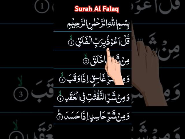 Protection, Guidance, and Mercy in One Surah #alquran #falaq #surah #ramdan
