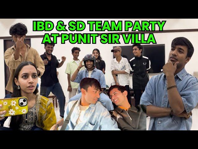 IBD & SD Team Party at Punit Sir Villa | Aniket Chauhan