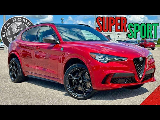 2024 Alfa Romeo Stelvio Quadrifoglio Super Sport Rossa Etna 1 of 175