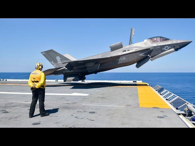 US F-35 Showing Its Insane Capability During Vertical Take-Off