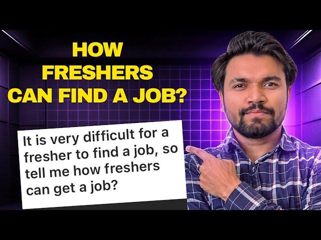 How Freshers Can Find A Job? | NitMan Talks