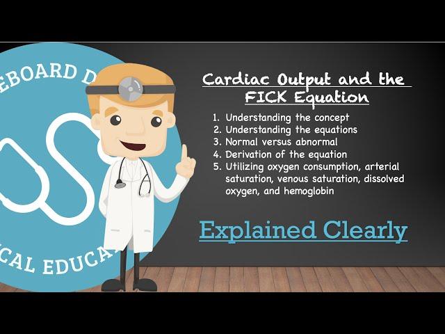 Cardiac Output And The Fick Equation Explained: Deriving, Applying, And Understanding The FICK!