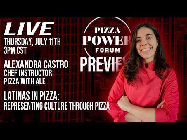 Menus that Perform & Latinas in Pizza - Alexandra Castro