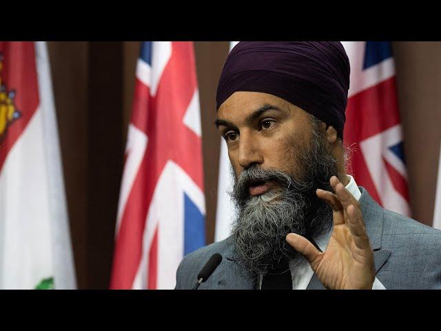 'I'm here to be the next PM': NDP Leader Jagmeet Singh on non-confidence motion