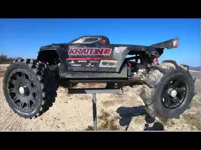"12s Traxxas Paddles?" ARRMA MEGA Kraton Ultimate Power!!!