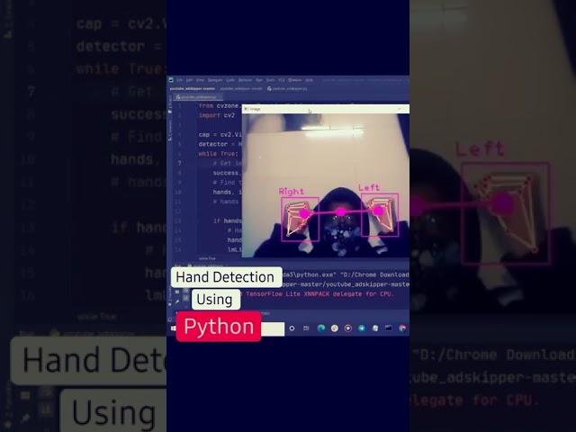 Hand Detection | Python Tricks