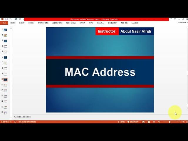 Lecture:17 |MAC Address | Physical Address | Network Address | Burned in Address | Detail Lecture