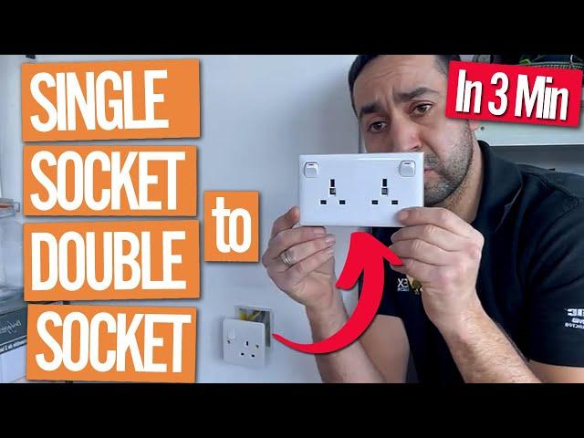 Change a Single Socket to a Double Socket (in 3 min)