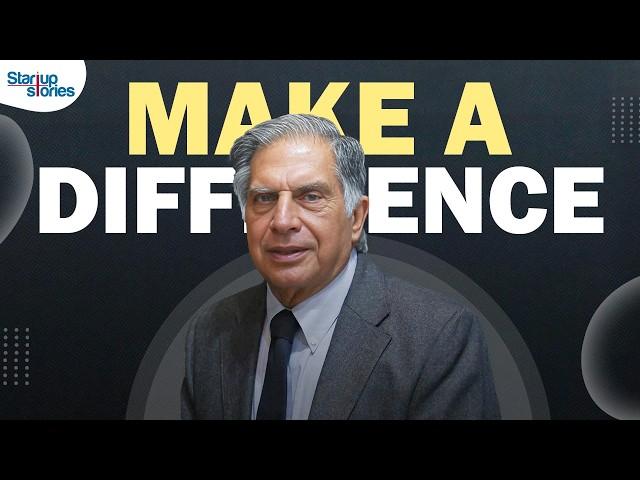 Ratan Tata Inspirational Video | Best Motivational Speech | Rules of Success | Startup Stories