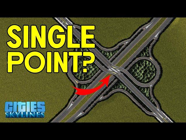 Best Interchange Design  -  Single Point Partial Cloverleaf (SPPC) (Service Interchange)