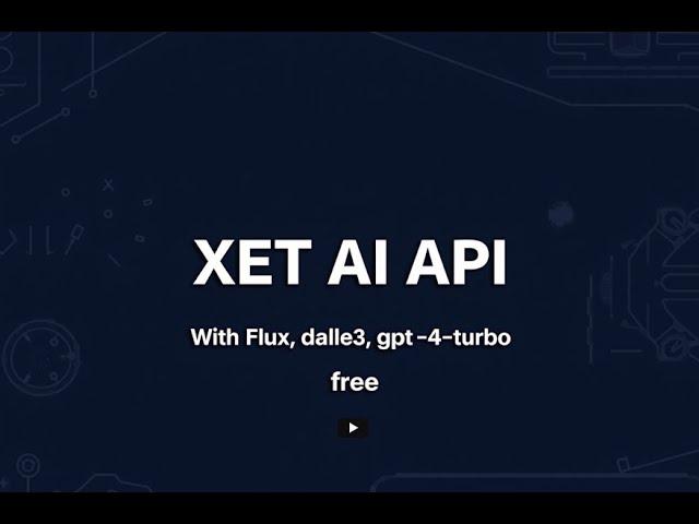 FREE AI API - Dalle3, Flux, GPT-4-Turbo, for free.