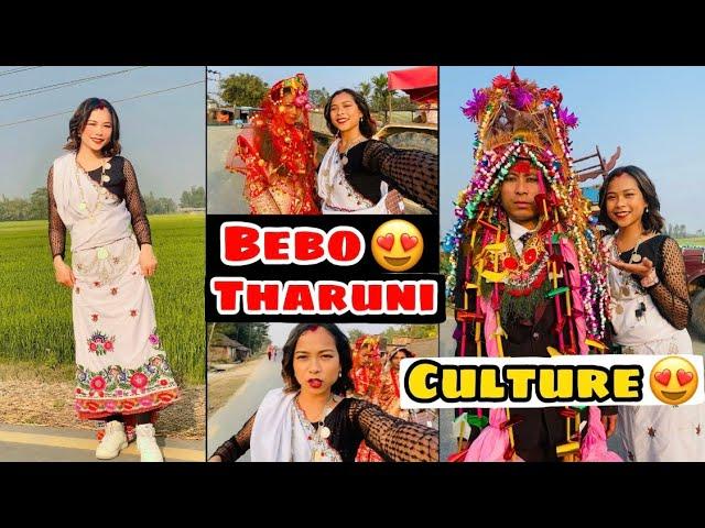 YESTO PO HUDO RAIXA//THARU CULTURE MA//BEHY//RAMAILO VAYO//bebo_vlog️