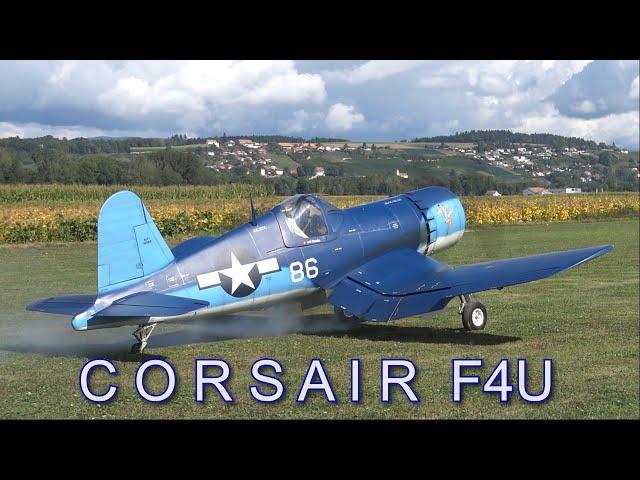 RC CORSAIR F4U 62 kg Warbird, Pilot Jean Claude Buchs