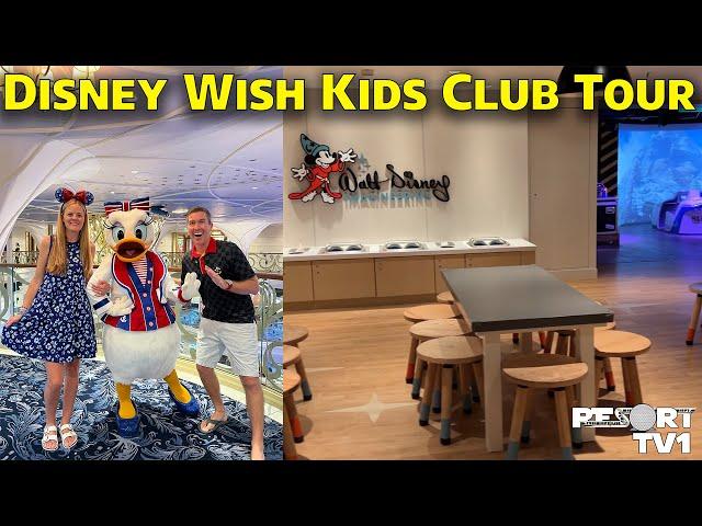 Disney Cruise Line Kids Club Private Tour on the Wish - Oceaneer Club, The Edge, Vibe & More!