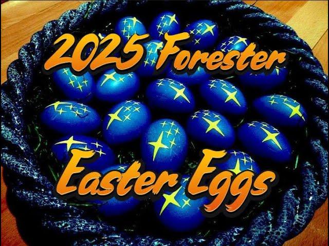 2025 Subaru Forester Easter Eggs