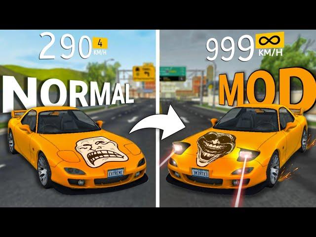 MOD VS NORMAL  | Extreme Car Driving | Trollface