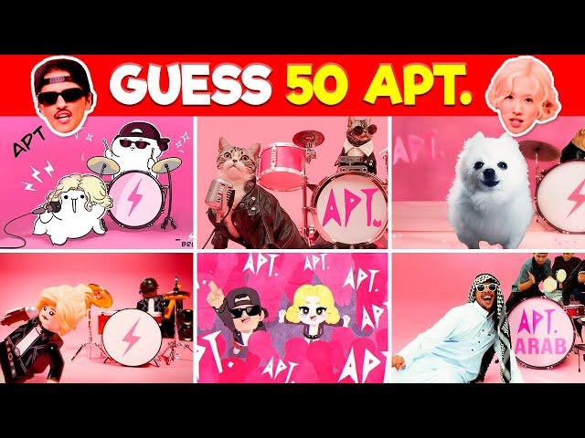 Guess APT. Songs & Variants by Their Voice ~ ROSÉ & Bruno MarsAPT Covers QUIZ