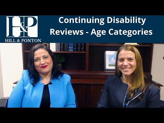 Continuing Disability Reviews -  Age Categories