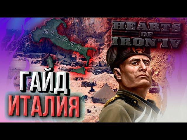 Италия в Hearts of Iron 4 1.12.14 Строительство стран!