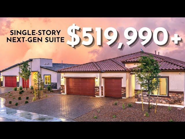 SINGLE-STORY LAS VEGAS HOME W/ 3 CAR GARAGE NEXT-GEN SUITE HEARTLAND MANOR DR HORTON PLAN 2538 2754