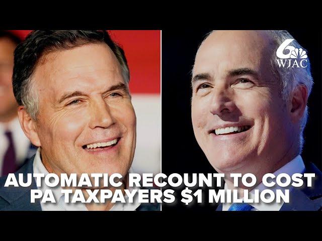 Automatic recount of PA U.S. Senate race to cost taxpayers $1Million