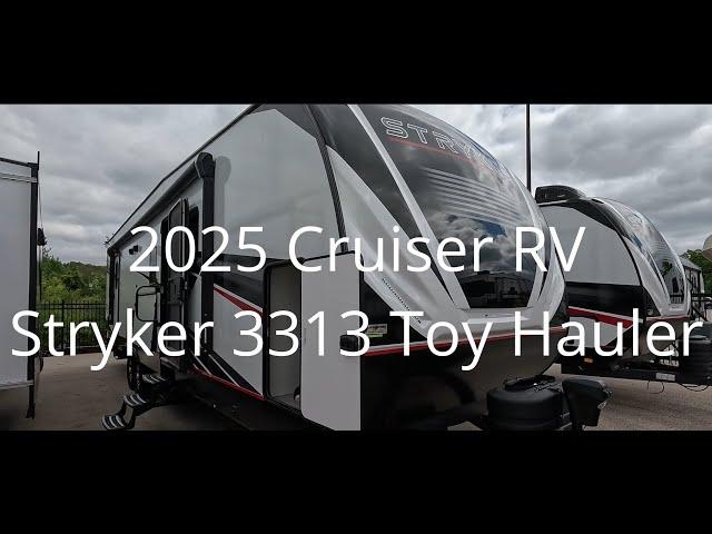 2025 Cruiser RV Stryker 3313 Toy Hauler