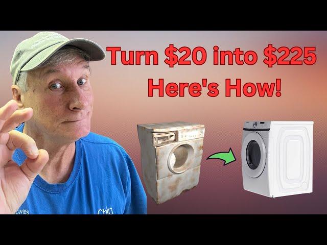 How to Flip a Washing Machine for Profit: From $20 to $225 with Simple Repairs