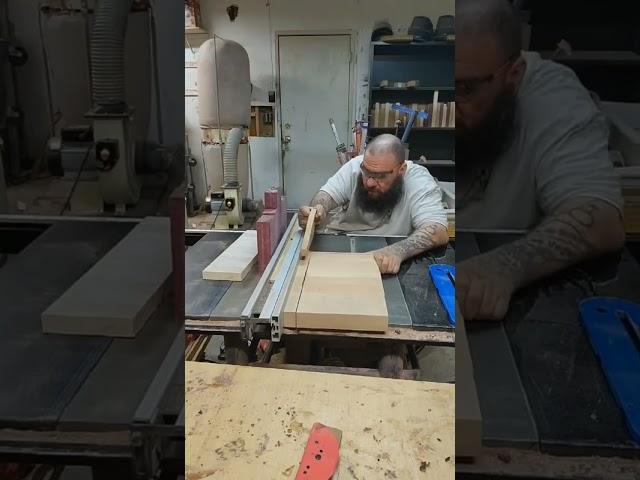 a way i learned to get perfectly straight strips on an endgrain cutting board #quadriplegic #passion