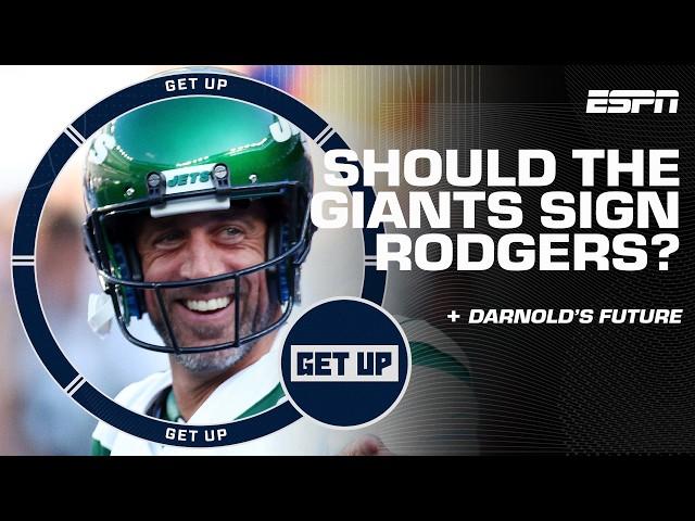 Is Aaron Rodgers the Giants' answer? 'He's the guy you hire if you want to LOSE YOUR JOB!' | Get Up