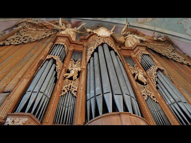 The 1737 Baumeister Organ at Maihingen Cloister | Unaltered Baroque Sound | Bálint Karosi