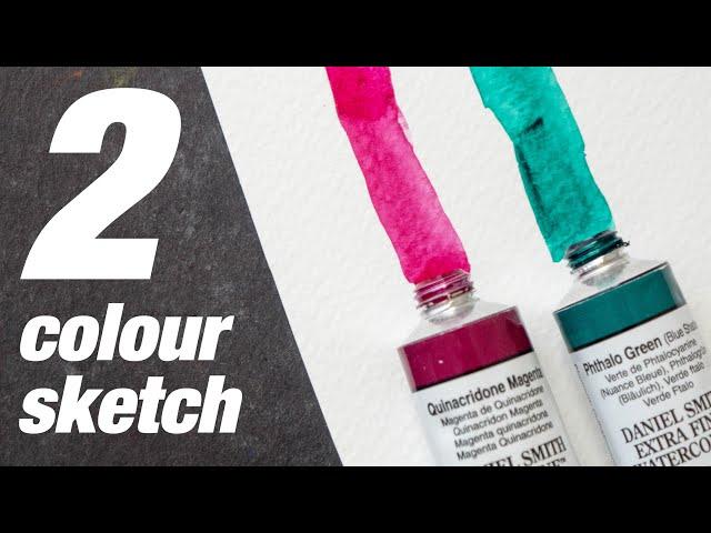 Sketch with 2 colours