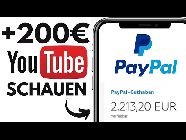 Verdiene 200€/Tag durch Youtube Videos anschauen! (Online Geld verdienen 2025 ohne Startkapital)