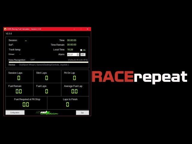 [FR] iRacing Fuel Calculator SODE Competicion Tuto [FREE]