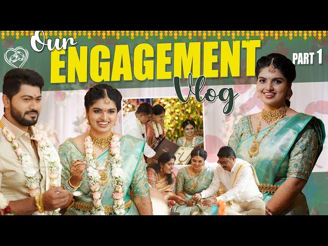 Our Engagement Vlog|We are Engaged|JuhithDarshan|Engagement Pooja|Part-1