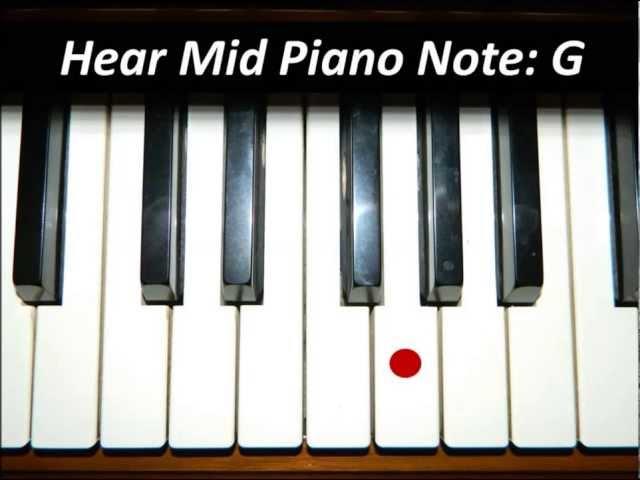 Hear Piano Note - Mid G