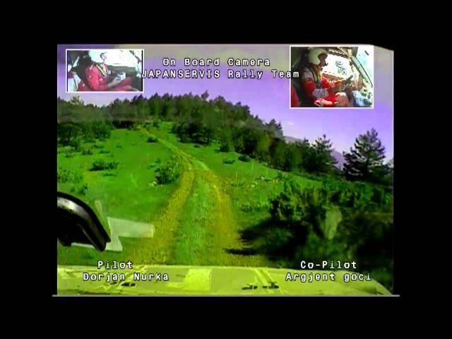 Rally Albania 2012 - JapanServis Rally Team LiveStream OnBoard Cam Stage 4 - www.japanservis.com