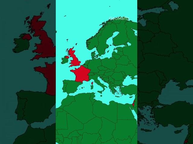 Countries with the MOST NUCLEAR WEAPONS! #geography #geomapping #wars #history