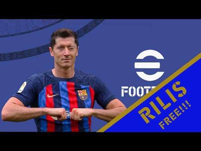 Graphic Menu eFootball Barcelona FC 2023 for PES 2017 by WinPES21