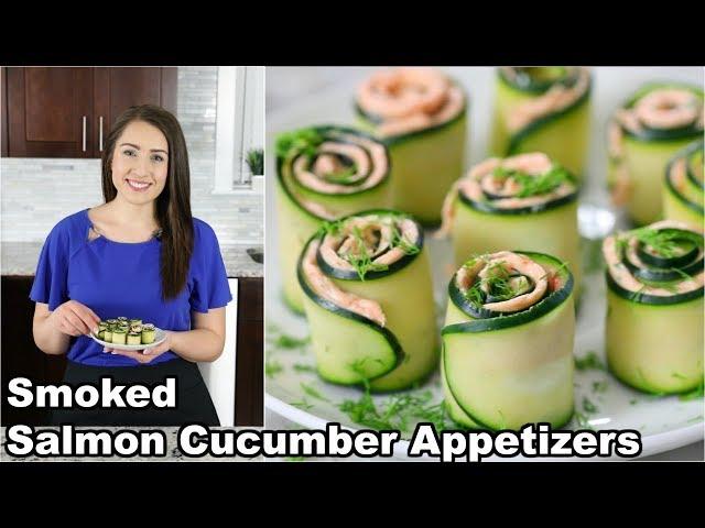 Smoked Salmon Cucumber Rolls
