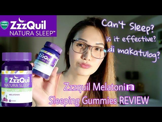 ZZZQUIL MELATONIN GUMMIES REVIEW VICKS ZZZQUIL SLEEPING AID