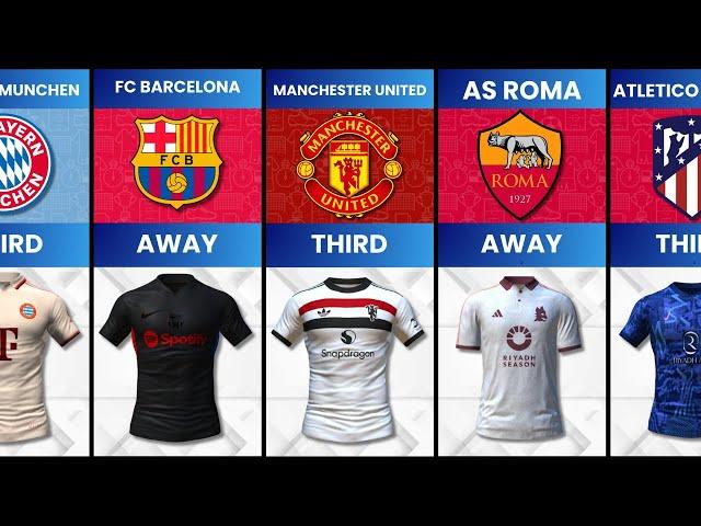 FIXED!! BEST JERSEY 2024/25 FROM FAMOUS EUROPEAN CLUBS