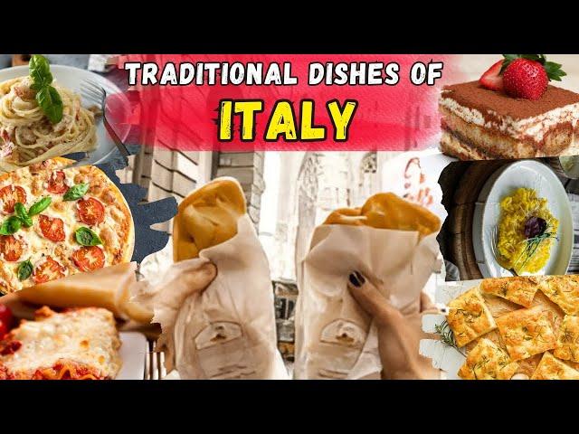 Top 10  Traditional Dishes of Italy - Street Food 2024