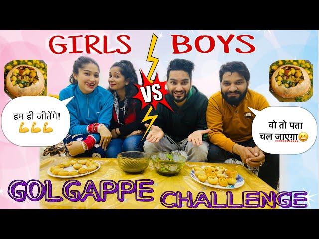 Gol Gappe Challenge | Girls Vs Boys | Family Fun challenge Vlog | Rahul Kuriyal & Divya Sundriyal