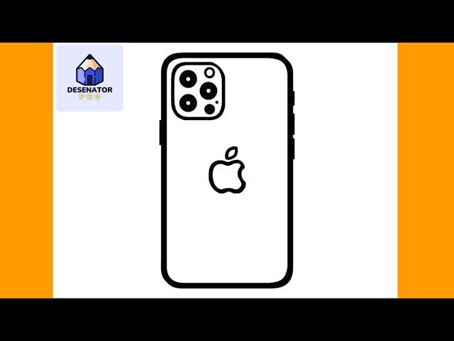 Cum Sa Desenezi Un TELEFON (IPHONE) | Usor Pas cu Pas Tutorial pentru Incepatori